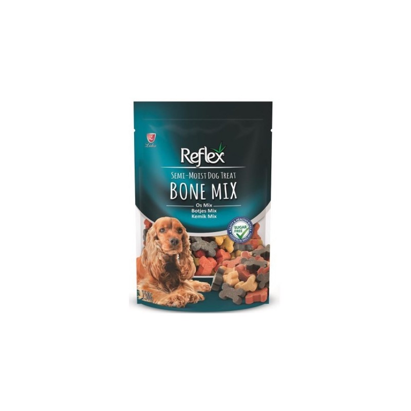 Reflex Semi-Moist Köpek Ödülü Kemik Mix 150 Gr