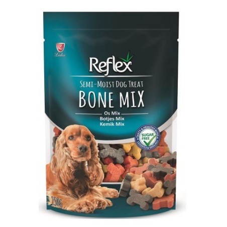 Reflex Semi-Moist Köpek Ödülü Kemik Mix 150 Gr