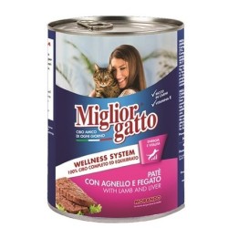 Miglior Kedi Konserve Kuzu & Ciğer Pate 400 Gr