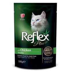 Reflex Plus Pouch Tavuk & Sos 100 Gr
