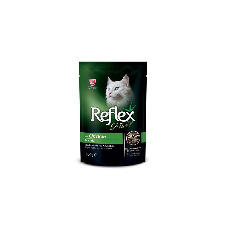 Reflex Plus Pouch Tavuk & Sos 100 Gr