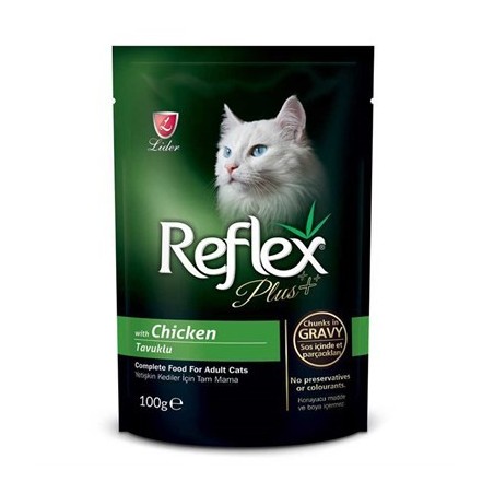 Reflex Plus Pouch Tavuk & Sos 100 Gr