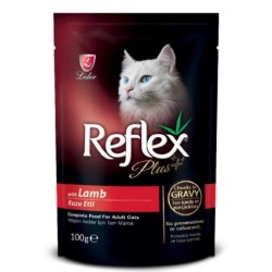 Reflex Plus Pouch Kuzu Etli & Sos 100 Gr
