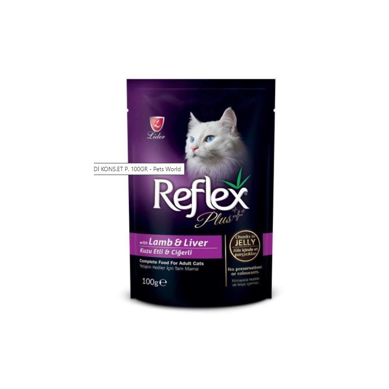 Reflex Plus Pouch Kuzu & Ciğer Jelly 100 Gr