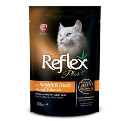 Reflex Plus Pouch Tavşan & Ördek Jelly 100 Gr