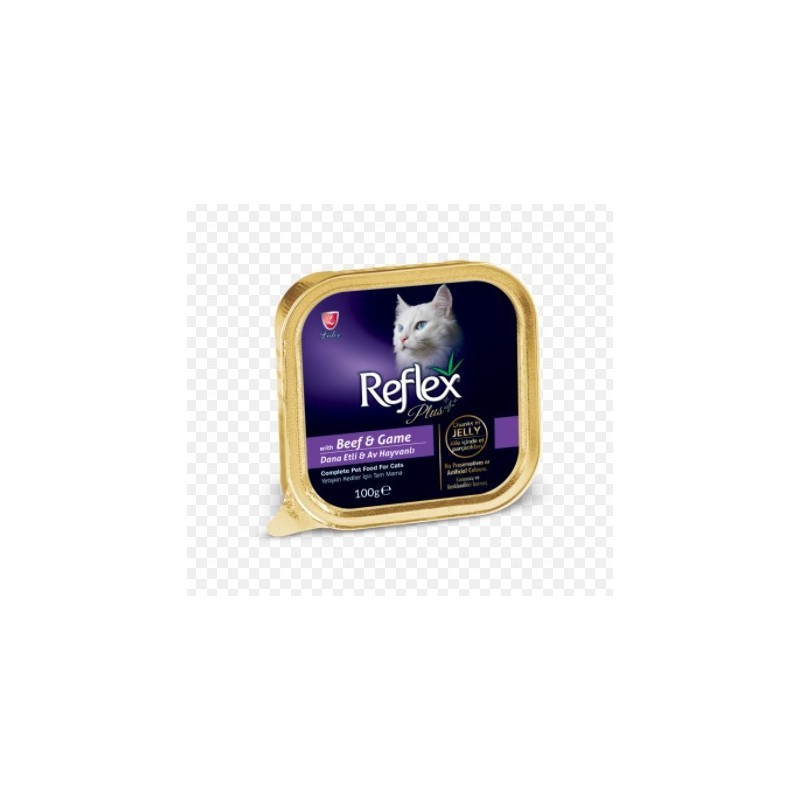Reflex Plus Pate Biftek & Av Hayvanı Jelly 100 Gr