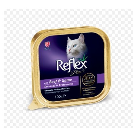 Reflex Plus Pate Biftek & Av Hayvanı Jelly 100 Gr