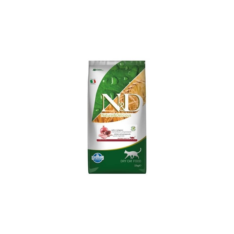 N&D Prıme Tavuk & Nar Neutered 10 Kg