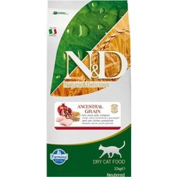 N&D Ancestral Graın Tavuk, K. Buğday,Yulaf&Nar Neutered 10Kg