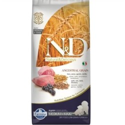 N&D Ancestral Graın Kuzu,K.Buğday,Yulaf&Y.Mersini Puppy Med&Maxı 12Kg