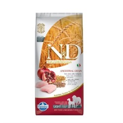 N&D Ancestral Graın Lıght Tavuk, K.Buğday,Yulaf& Nar Adult Med&Maxı 12Kg