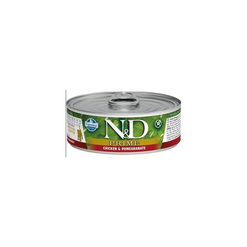 N&D Prıme Chıcken & Pomegranate - Tavuk & Nar Kedi Konserve 80 Gr