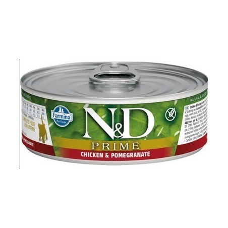 N&D Prıme Chıcken & Pomegranate - Tavuk & Nar Kedi Konserve 80 Gr
