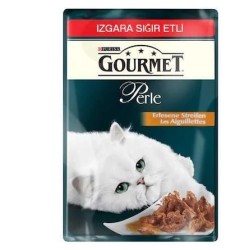 Gourmet Perle Izgara Sığır Etli Pouch Kedi Maması 85 Gr
