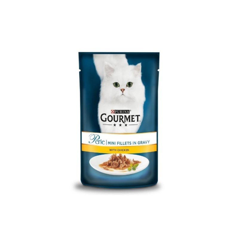 Gourmet Perle Izgara Tavuk Etli Pouch Kedi Maması 85 Gr