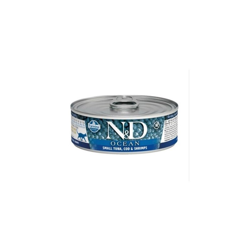 N&D Ocean Ton Balığı & Karides Kedi Konserve 80 Gr