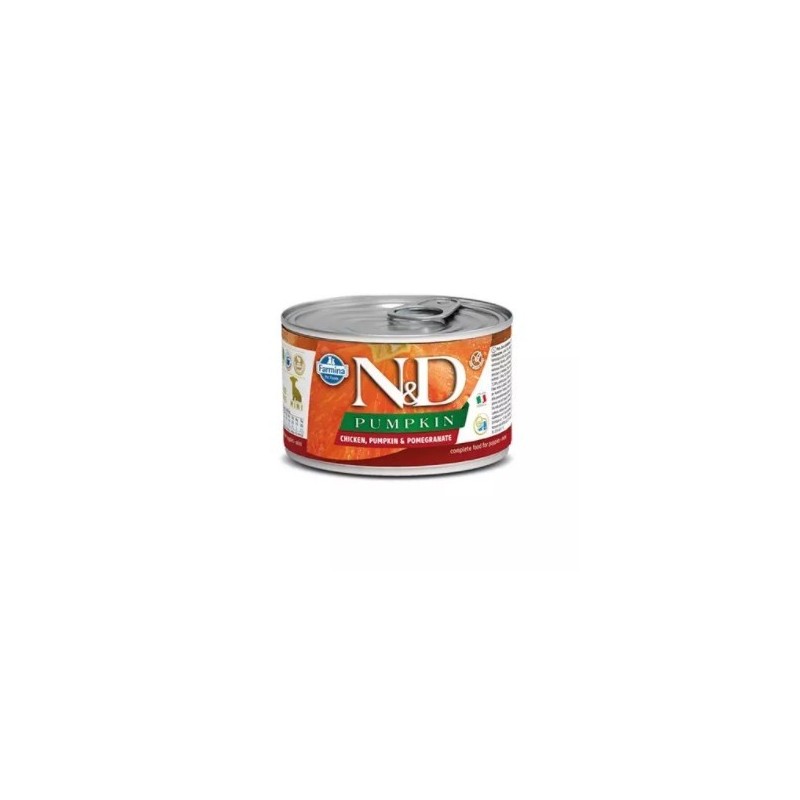 N&D Pumpkın  Chıcken & Pom. -Tavuk & Balkabağı & Nar Puppy Starter  Köpek Konserve 140 Gr