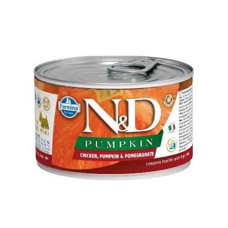 N&D Pumpkın  Chıcken & Pom. -Tavuk & Balkabağı & Nar  Köpek Konserve 140 Gr
