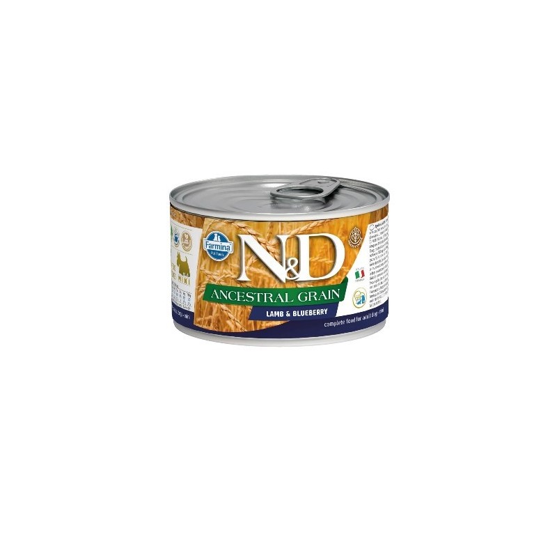 N&D Low Graın Lamb & Blueberry - Kuzu  & Yaban Mersini  Köpek Konserve 140 Gr