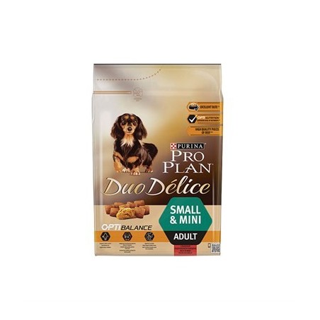 Pro Plan Duo Delice Küçük Irk Taze Parça Sığır  Etli Yetişkin Köpek Maması 2,5 Kg