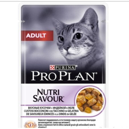 Pro Plan Adult Cat Yetişkin Hindili Kedi Yaş Maması 85 Gr