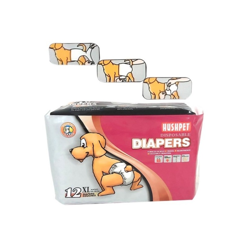 Hushpet Diapers Xl Large