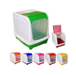Pet Style Plastik Kapalı Tuvalet Kabı