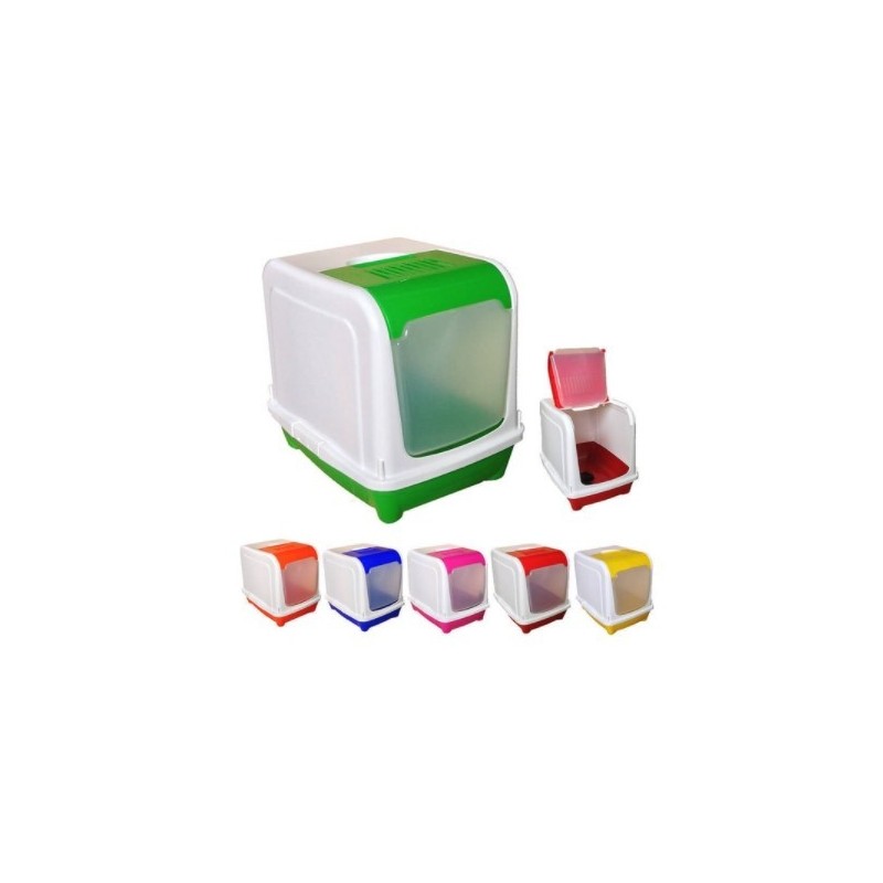 Pet Style Plastik Kapalı Tuvalet Kabı