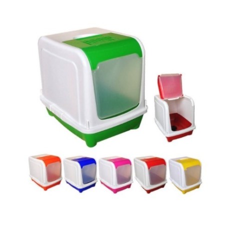 Pet Style Plastik Kapalı Tuvalet Kabı