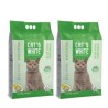 Cats White 10 Kg / 11.8 L Aloevera Kokulu  İnce Taneli  Bentonit Kedi Kumu