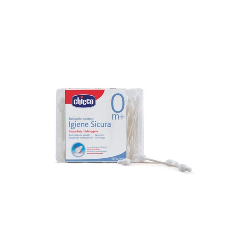 Chicco Emniyetli Kulak Çubuğu 90 Adet Chicco Emniyetli Kulak Çubuğu 90 Adet