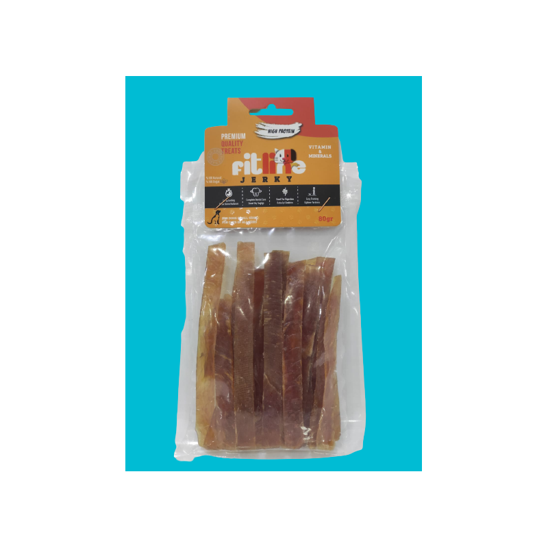 Fitline Tavuklu Şerit Jerky Kedi - Köpek Ödül Maması 80 Gr