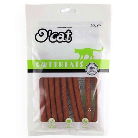 O Cat Somon Balıklı Çubuk Kedi Ödülü 50 Gr