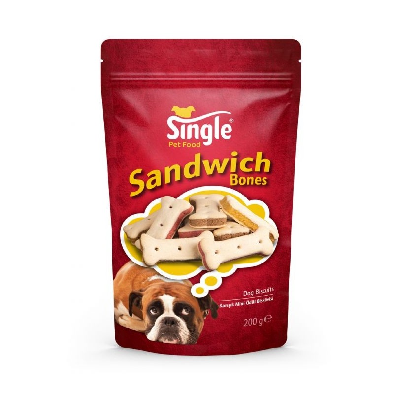 Single Sandwich Bones 200Gr