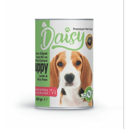 Daisy Pate Kuzu Etli Pirinçli  Ezme Yavru Köpek Konserve 400 gr