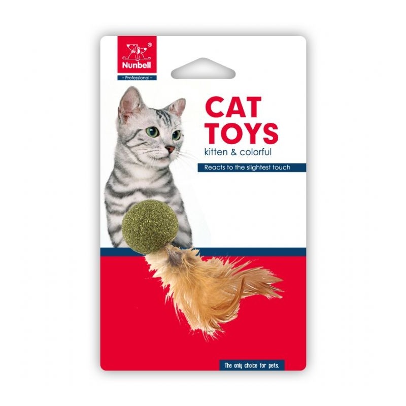 Nunbell Kedi Oyuncagı Catnıp Top Tüylü