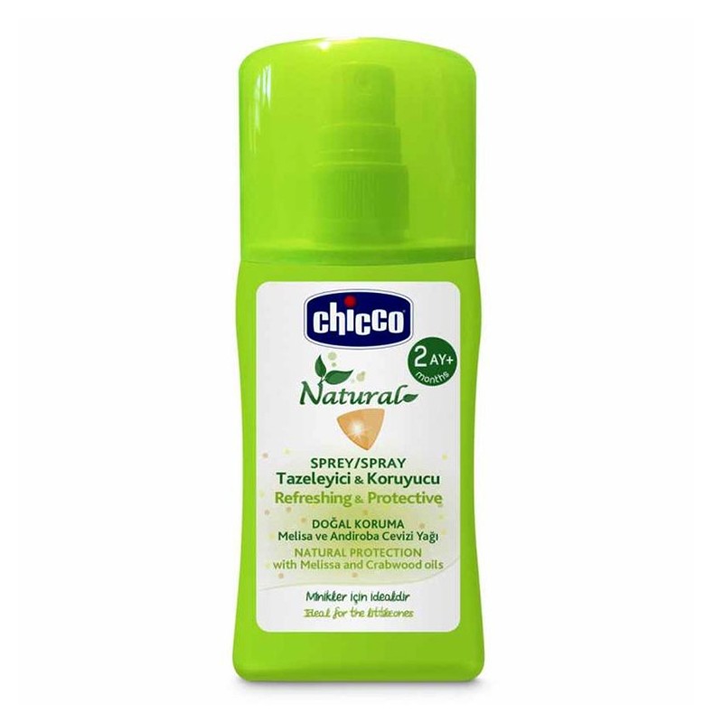 Chicco Tazeleyici ve Koruyucu Sprey 100 ml Chicco Tazeleyici ve Koruyucu Sprey 100 ml