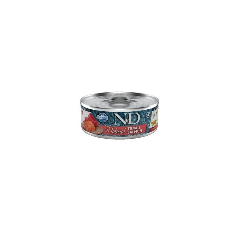 N&D Natural Tuna&Salmon Kedi Konserve 80 Gr