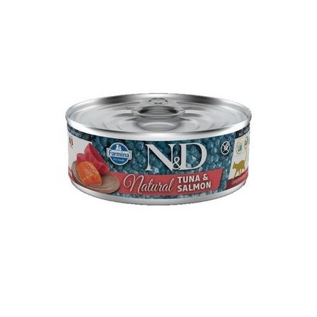 N&D Natural Tuna&Salmon Kedi Konserve 80 Gr