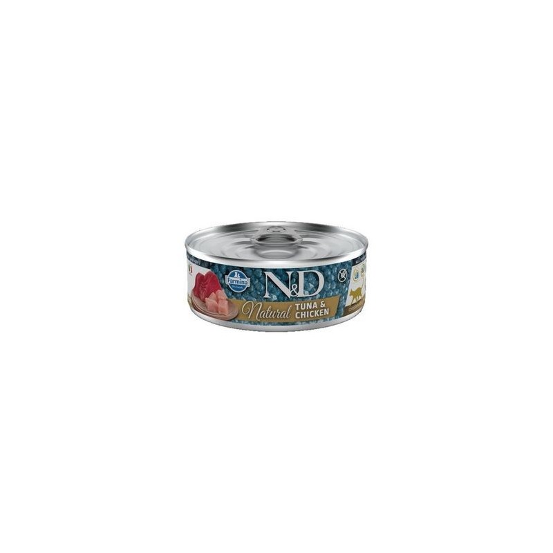 N&D Natural Tuna&Chıcken Kedi Konserve 80 Gr