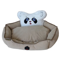 Daisy Panda Başlıklı Minderli Yatak