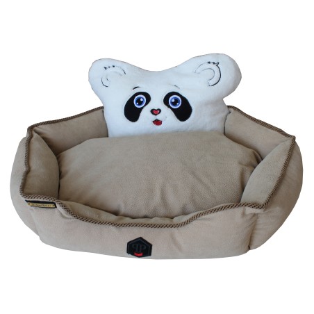 Daisy Panda Başlıklı Minderli Yatak