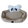 Daisy Panda Başlıklı Minderli Yatak