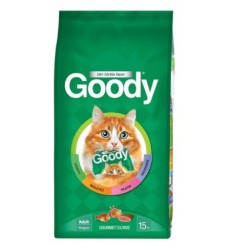 Goody Yetişkin Kedi Maması Renkli Taneli 15 Kg