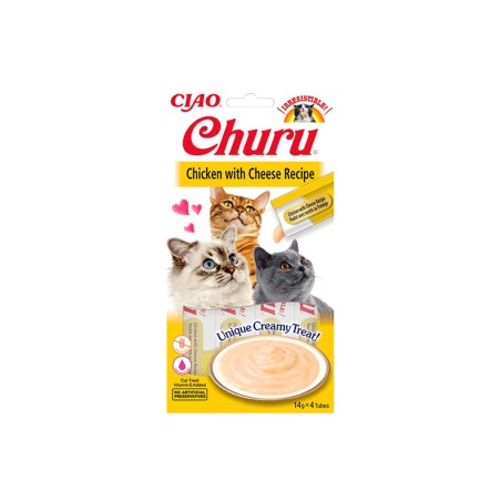 Churu Cream Tavuklu ve Peynirli Kedi Ödül Kreması 4x14 GR.