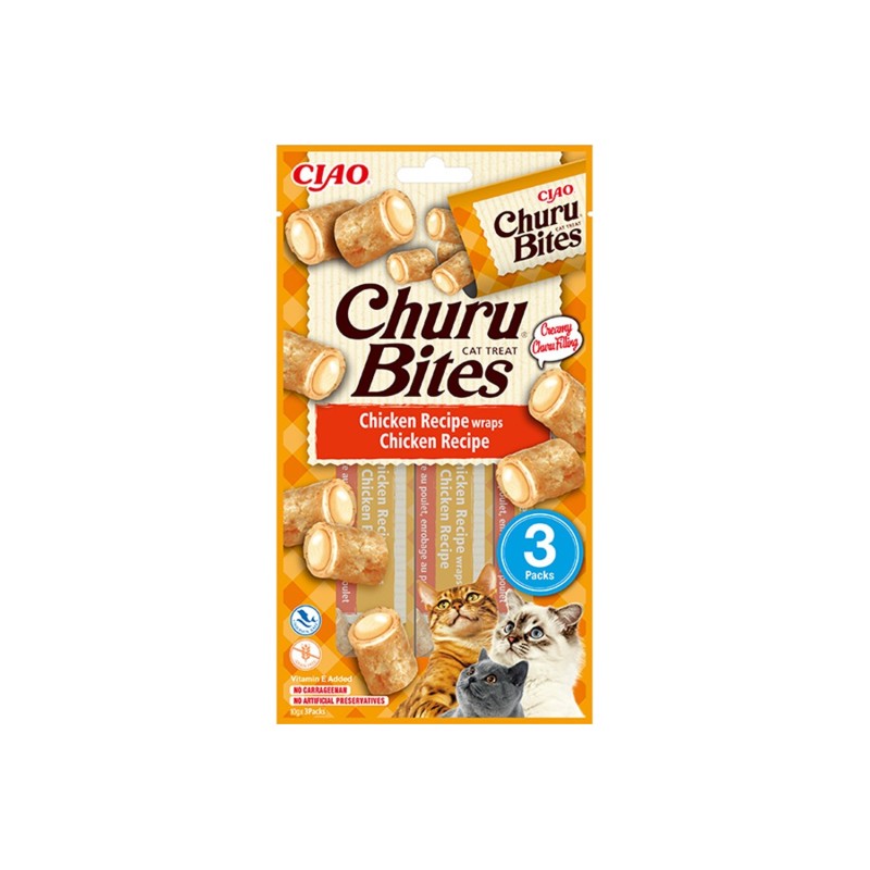 Churu Bites Tavuk Sargılı Kedi Ödül Maması 3x10 GR.