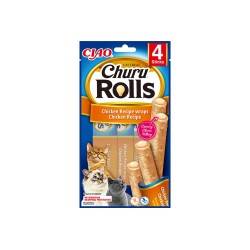 Churu Rols Sticks  Tavuk Sargılı Kedi Ödül Maması 4x10 GR.