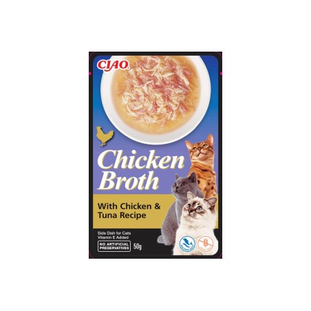 Chicken Broth Tavuk Sulu ve Ton Balıklı Kedi Çorbası 50 gr
