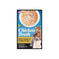 Chicken Broth Tavuk Sulu ve Deniz Taraklı Kedi Çorbası 50 gr
