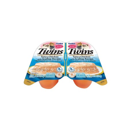 Twins Ton Balıklı, Deniz Taraklı ve Tavuklu Kedi Ödül Jölesi 2x35 gr